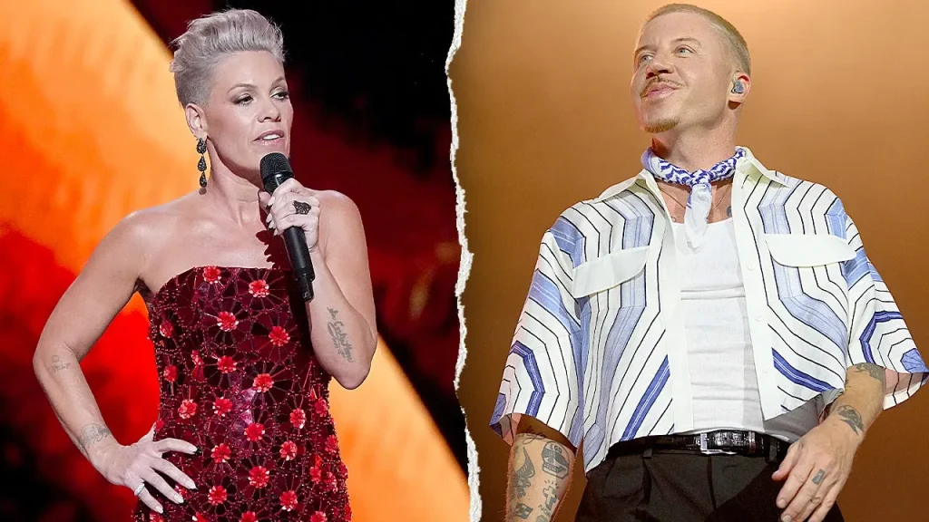 Pink rebate críticas e explica repúdio a performance pró-Palestina de Macklemore