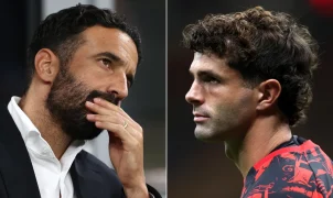 Pulisic segue sem estrear no Milan; Amorim explica opção pelo banco