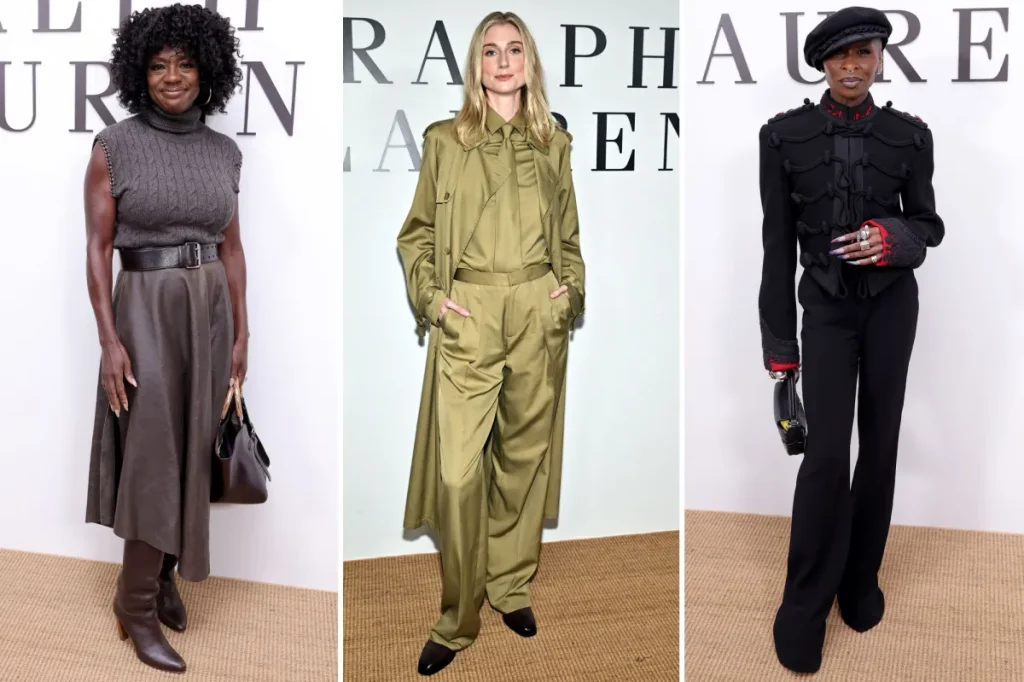 Ralph Lauren abre Semana de Moda de Nova York com Cynthia Erivo e Viola Davis na primeira fila