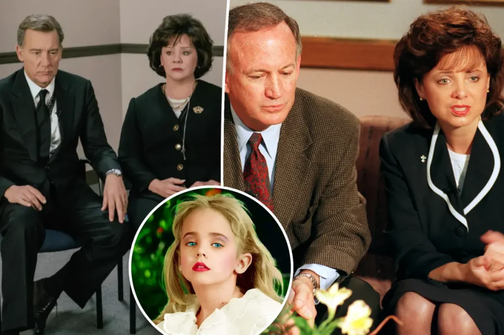 Melissa McCarthy e Clive Owen surgem caracterizados como pais de JonBenét Ramsey em nova produção da Netflix
