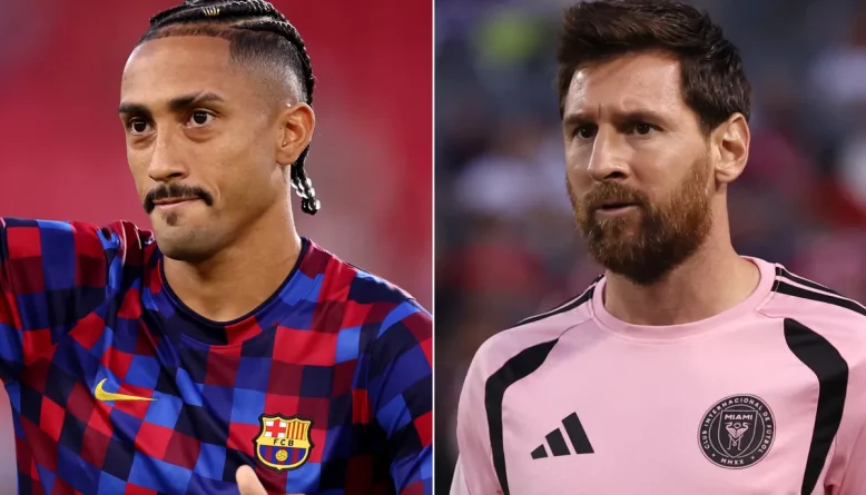 Raphinha faz hat-trick perfeito e alcança feito inédito na história do Barcelona