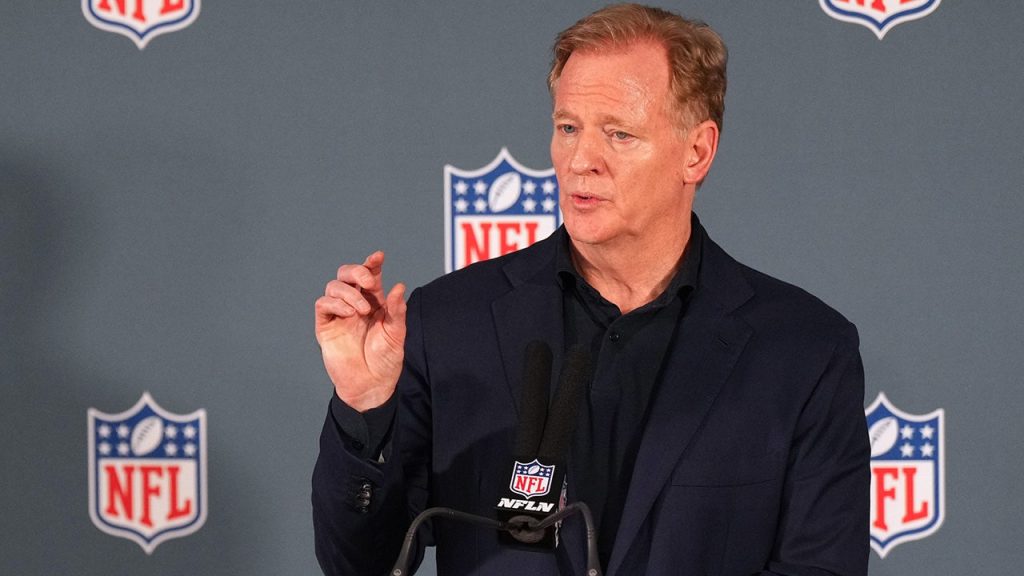 NFL renova contrato de Roger Goodell até 2031, com possibilidade de salário de US$ 300 milhões