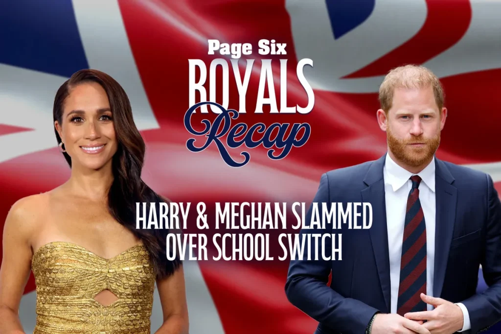 Harry e Meghan tiram Archie e Lilibet da escola dois dias após início do período letivo