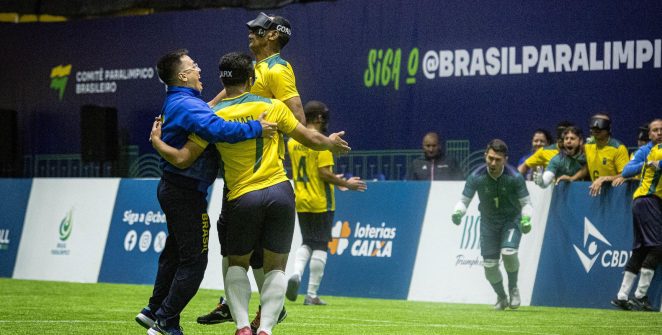 Brasil vence Costa Rica e disputa o sétimo título da Copa América de futebol de cegos contra a Colômbia