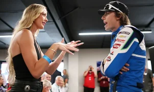 NASCAR driver says quiet part out loud about Sophie Cunningham, the WNBA looks even worse & car goes airborne!