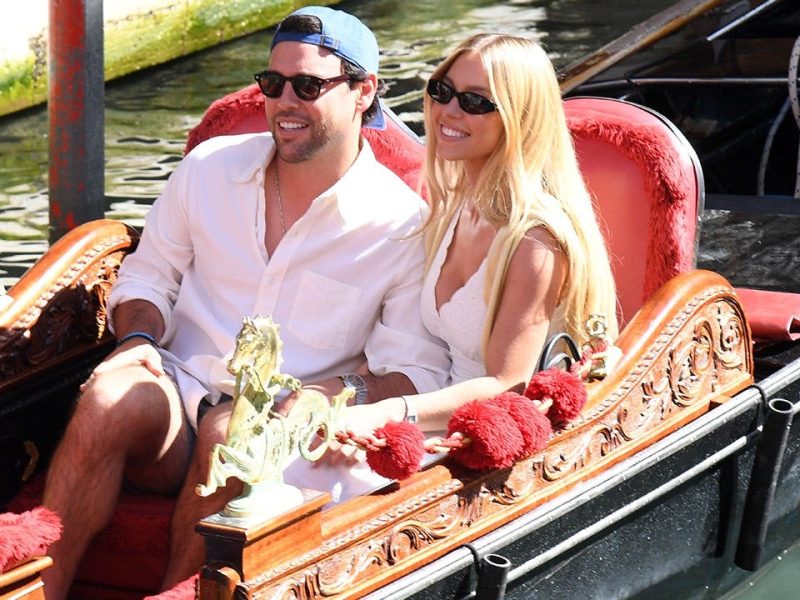 Sydney Sweeney kisses Scooter Braun on gondola ride through Venice