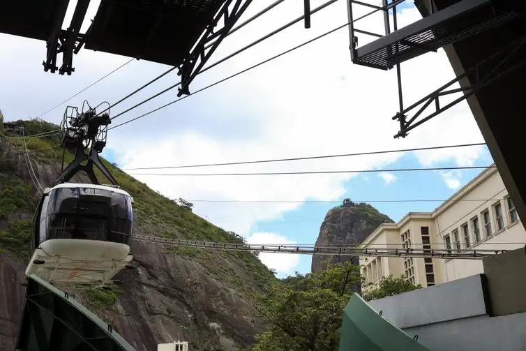 Rio de Janeiro (RJ), 25/11/2025 – Bondinho do Pão de Açúcar, no bairro da Urca, na zona sul do Rio de Janeiro. Foto: Tomaz Silva/Agência Brasil
