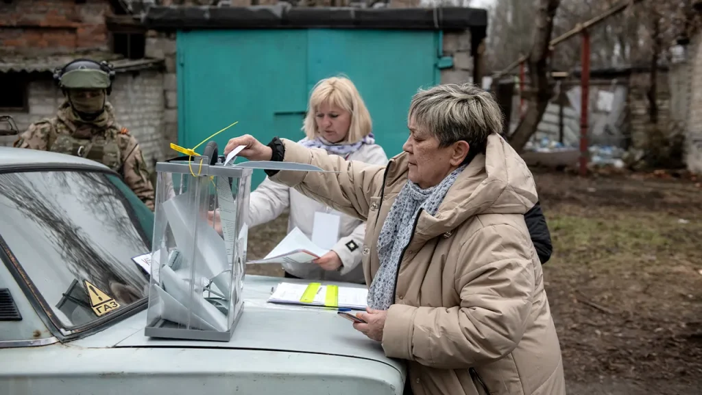 Rússia realiza eleições para a Duma em territórios ocupados da Ucrânia e não convida observadores da OSCE
