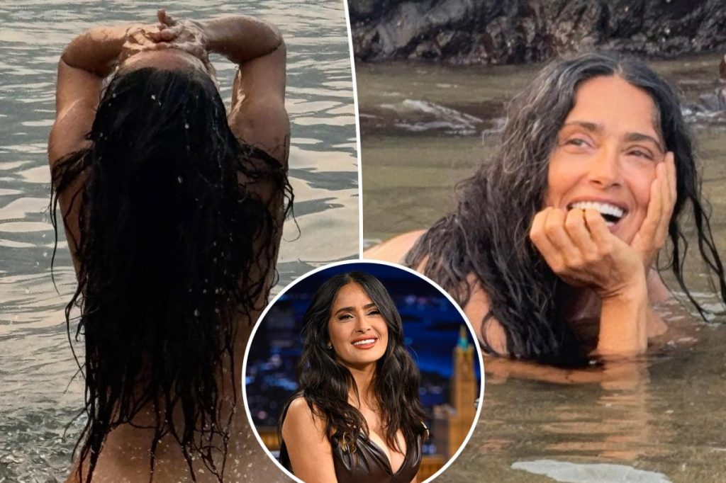 Salma Hayek celebra 60 anos com mergulho e mensagem de gratidão