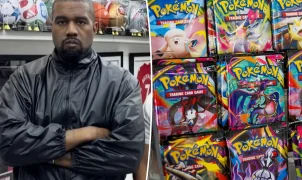 Kanye West fecha loja em Burbank para comprar cartas Pokémon com os filhos