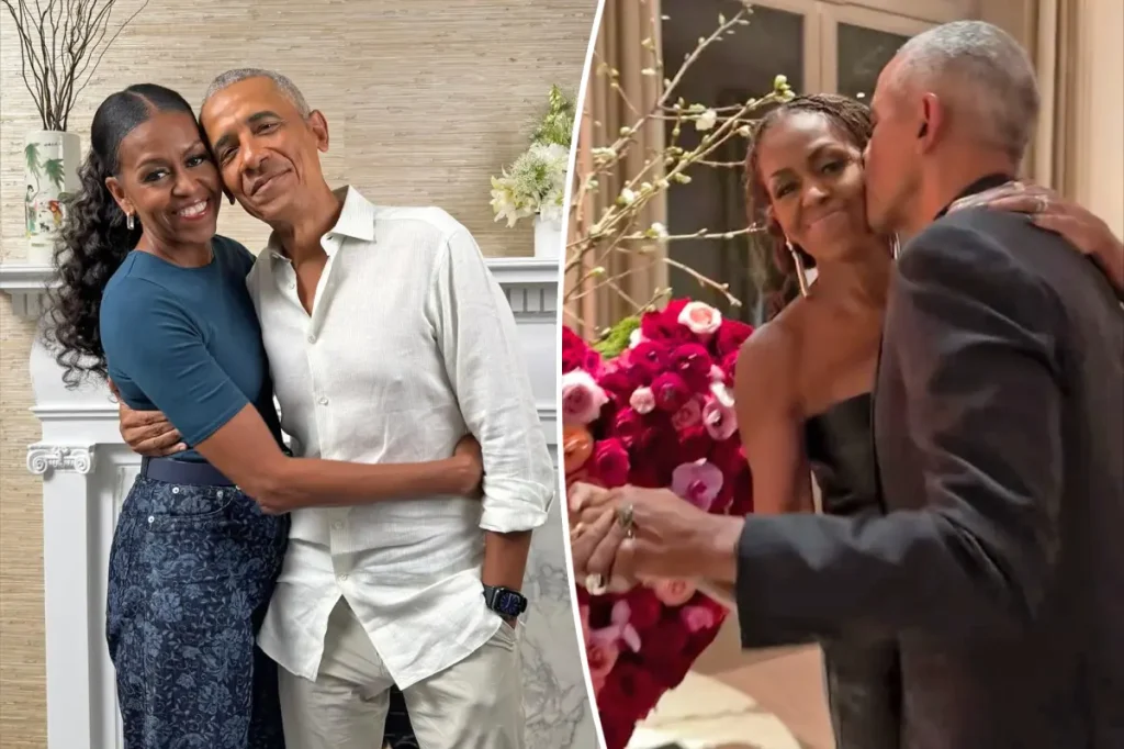 Barack e Michelle Obama celebram 34 anos de casamento com declarações públicas nas redes