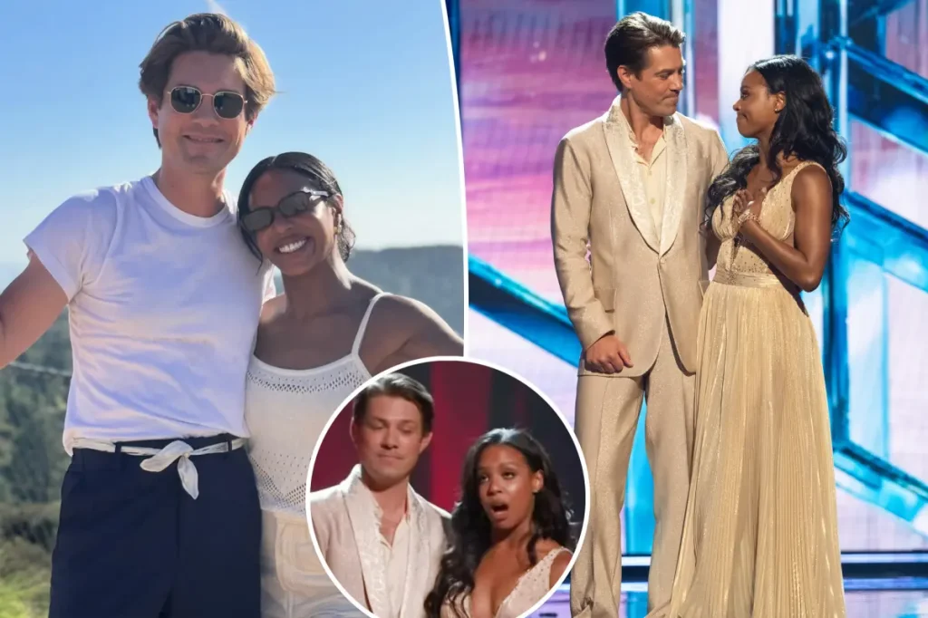Britt Stewart se despede de Taylor Hanson após eliminação no Dancing with the Stars