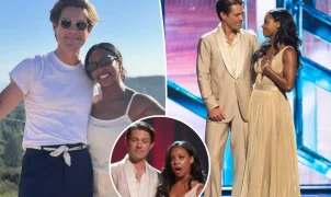 Britt Stewart se despede de Taylor Hanson após eliminação no Dancing with the Stars