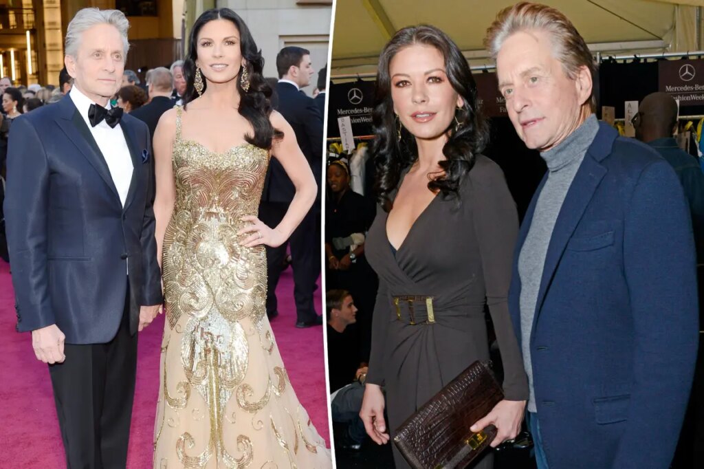 Michael Douglas comenta separação breve de Catherine Zeta-Jones em livro de memórias