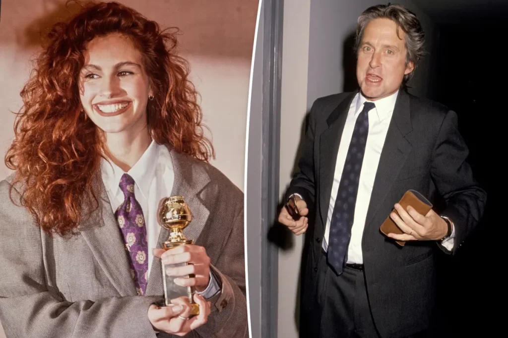 Michael Douglas teria mandado Julia Roberts guardar o Globo de Ouro em local improvável
