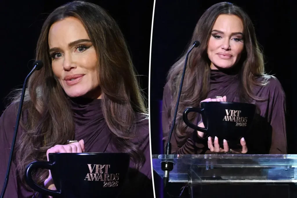 Meredith Marks relata recuperação de 48 horas após facelift em premiação de 2026