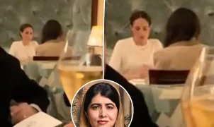 Meghan Markle e Malala Yousafzai jantam juntas em Londres