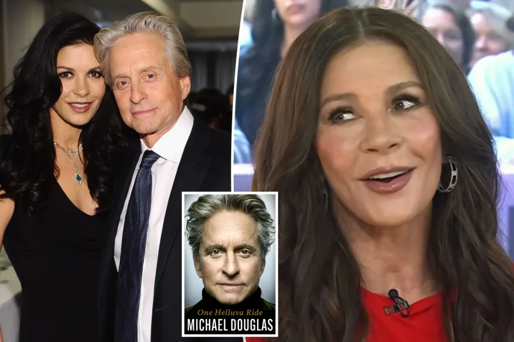 Catherine Zeta-Jones ainda não terminou memoir de Michael Douglas, diz ator