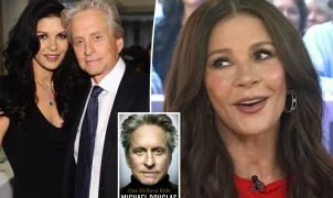 Catherine Zeta-Jones ainda não terminou memoir de Michael Douglas, diz ator
