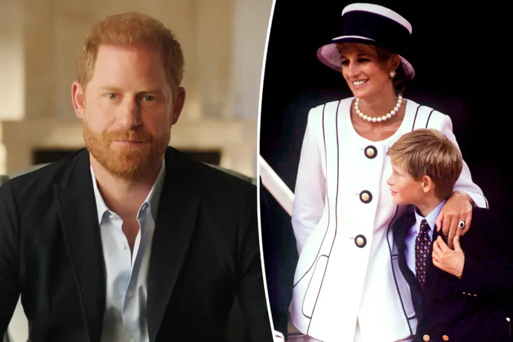 Harry revela que conversa com retrato de Diana e sempre faz a mesma pergunta