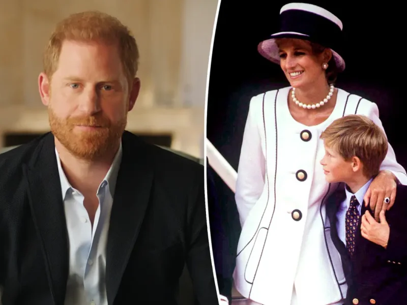Harry revela que conversa com retrato de Diana e sempre faz a mesma pergunta