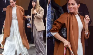 Meghan Markle usa Ralph Lauren e joias de US$ 21 mil em almoço em Londres