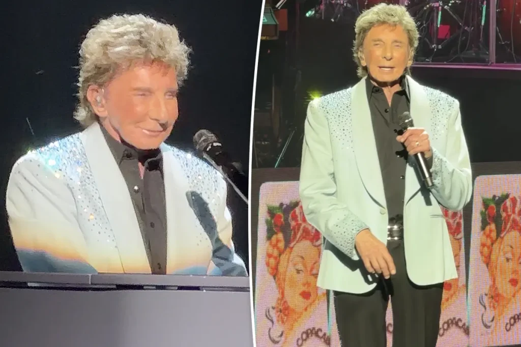 Barry Manilow volta aos palcos em Las Vegas após seis semanas de pausa