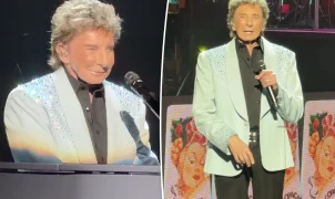 Barry Manilow volta aos palcos em Las Vegas após seis semanas de pausa