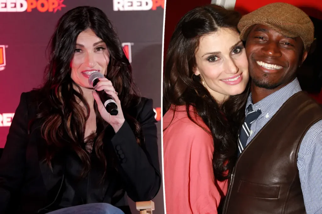 Idina Menzel fala sobre separação de Taye Diggs: Foi muito complicado