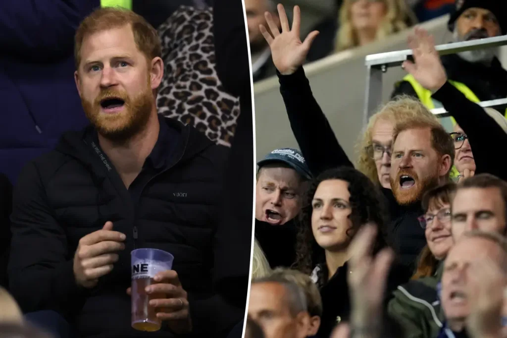 Prince Harry é vaiado em aparição surpresa em jogo de rúgbi no Reino Unido