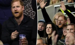 Prince Harry é vaiado em aparição surpresa em jogo de rúgbi no Reino Unido