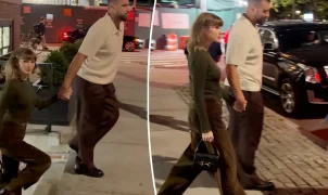 Taylor Swift e Travis Kelce aparecem juntos em Nova York após aniversário do jogador
