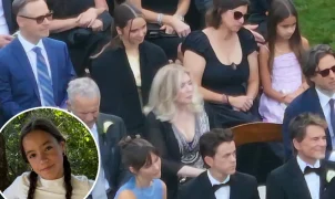 Chad Lowe reaparece em público com a família em casamento após a morte de Fiona