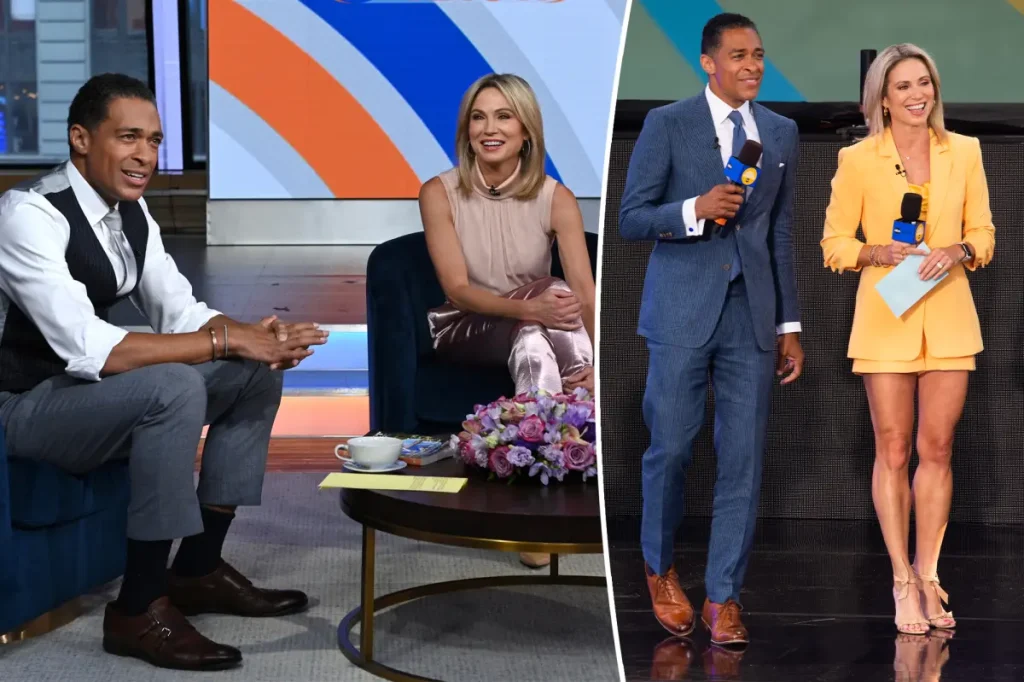 Amy Robach e T.J. Holmes se casam em segredo no Arkansas sem convidar ex-colegas do GMA
