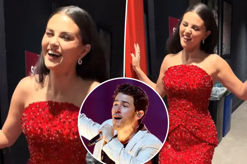 Selena Gomez publica vídeo de vestido vermelho e fãs apontam referência a Nick Jonas