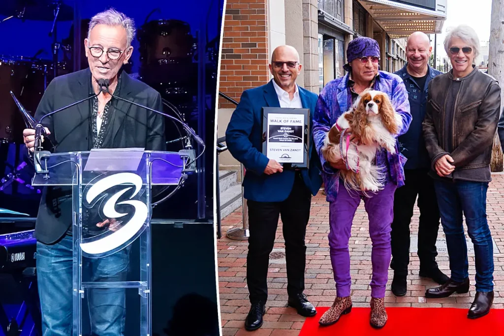 Bruce Springsteen aparece de surpresa em gala de professores promovida por Van Zandt