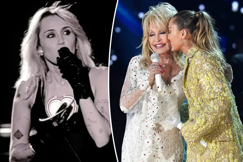 Miley Cyrus diz que Dolly Parton, sua madrinha, enviou sinal após a morte