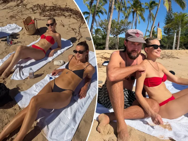 Kate Hudson é vista em viagem ao Havaí com o noivo