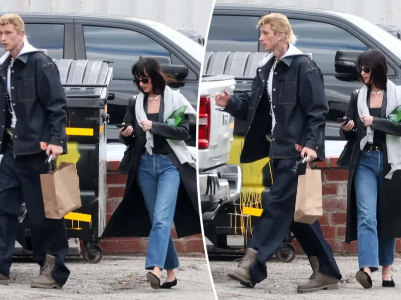 Dakota Johnson e Machine Gun Kelly são vistos juntos em Los Angeles após rumores de namoro