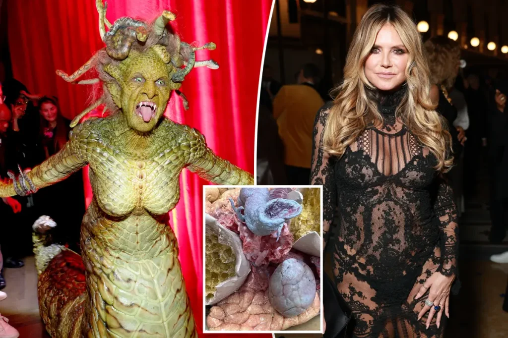 Heidi Klum antecipa fantasia de Halloween: muito sangrenta