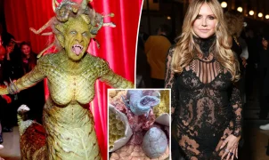 Heidi Klum antecipa fantasia de Halloween: muito sangrenta