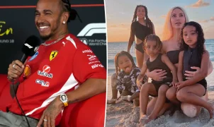Lewis Hamilton fala sobre convivência com os quatro filhos de Kim Kardashian