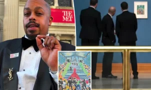 Artista pendura obra sem autorização no Metropolitan Museum em crítica ao Met Gala