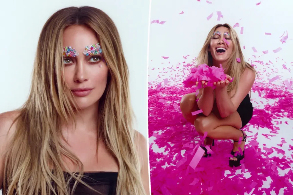 Hilary Duff aposta em sobrancelhas cravejadas em capa da Paper
