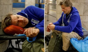 Nikolaj Coster-Waldau se abriga em estação de metrô na Ucrânia durante alerta de ataque aéreo