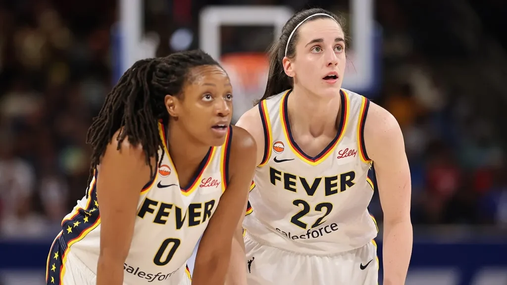 Kelsey Mitchell relata pressão de jogar ao lado de Caitlin Clark e vê salário saltar para US$ 1,4 milhão