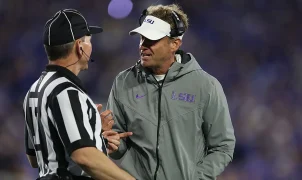 Lane Kiffin claims ref told him 'he would have been killed' if he blew whistle before Kentucky touchdown