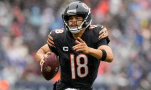 Bears QB Caleb Williams shuts down reporters asking about his hamstring injury: 'It's not deserving'