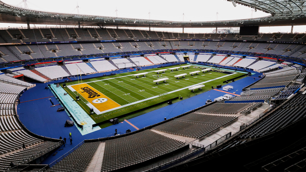 Steelers optam por voo noturno à França e reacendem debate sobre logística na NFL
