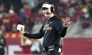 Lincoln Riley’s USC tenure could end with loss against Ohio State’s backup quarterback, and $70m buyout